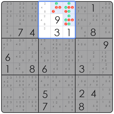 swordfish pattern sudoku
